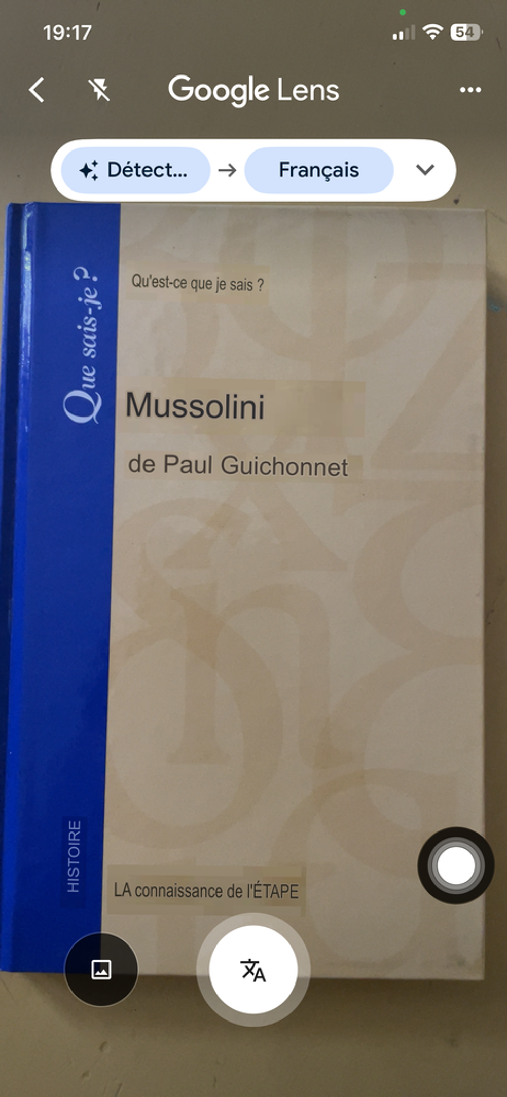 Livre en GREC Mussolini de Paul Guichonnet Livres et BD