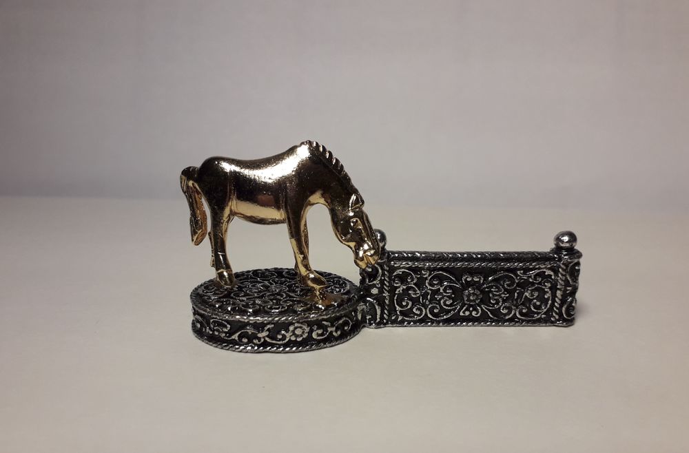 Coffret de 6 porte-couvert chevaux sur socle Décoration