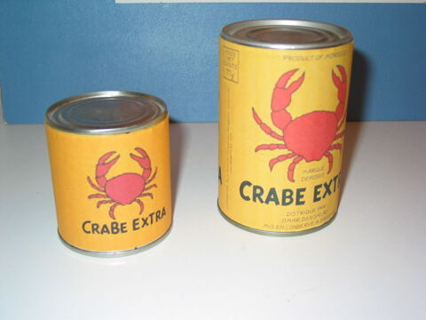 2 Boîtes de conserve Tintin et le crabe aux pinces d'or dist 10 Marseille 13 (13)