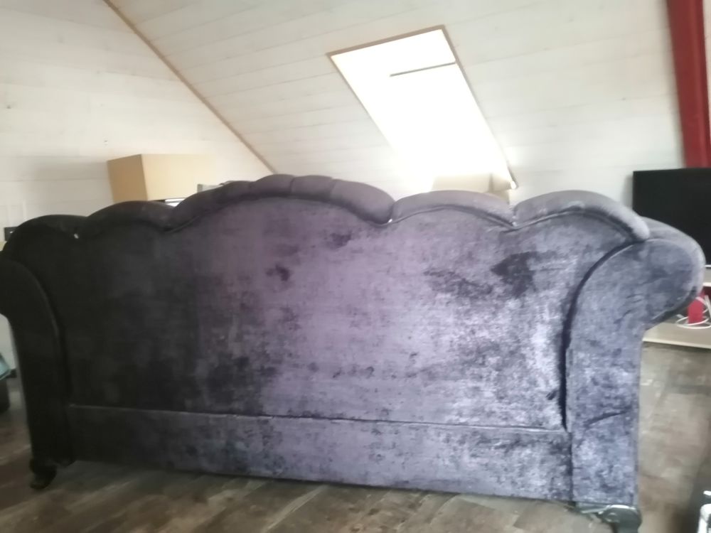 Canap&eacute; velours type sofa Meubles