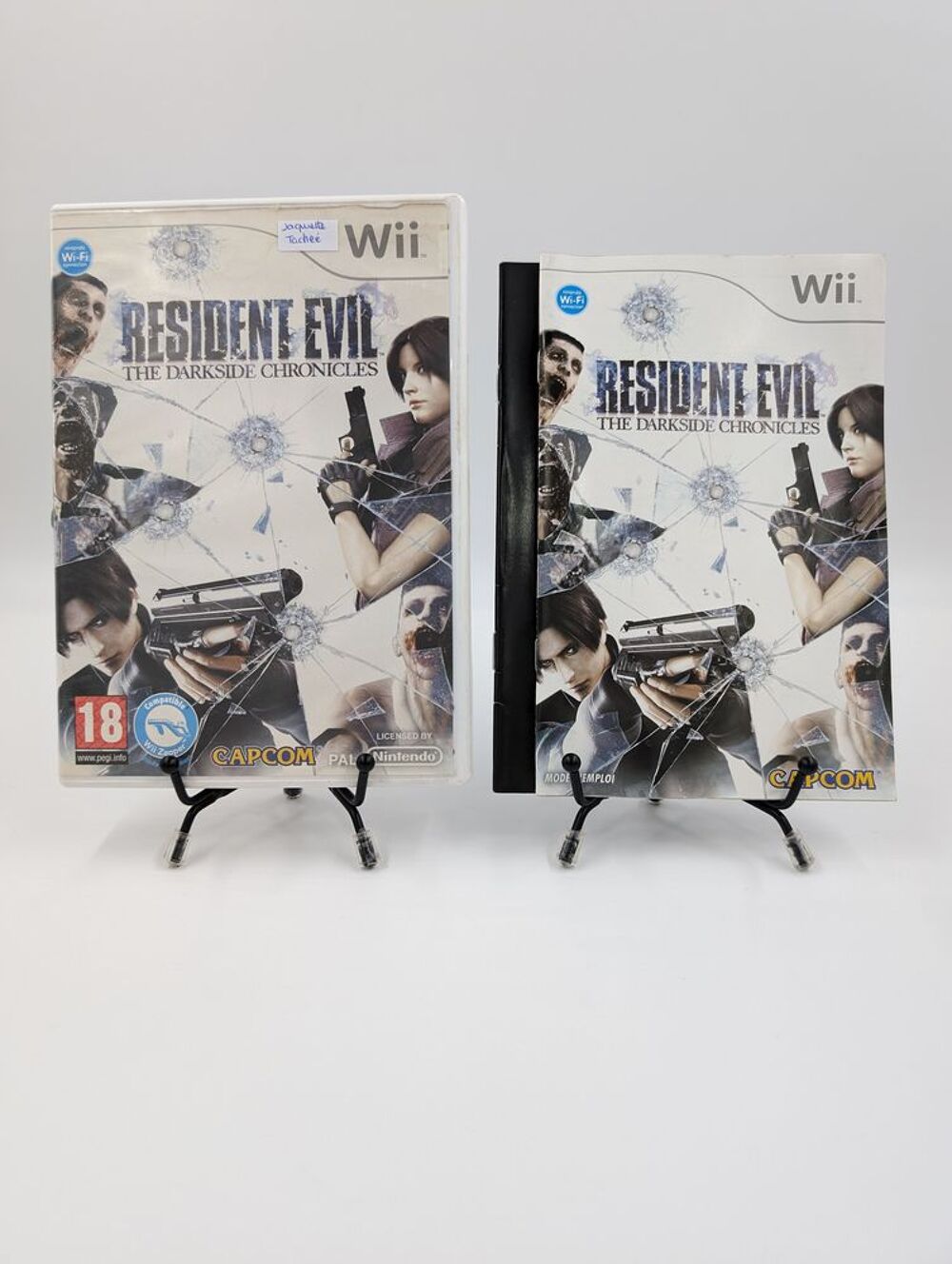 Jeu Nintendo Wii Resident Evil The Darkside Chronicles compl Consoles et jeux vidéos