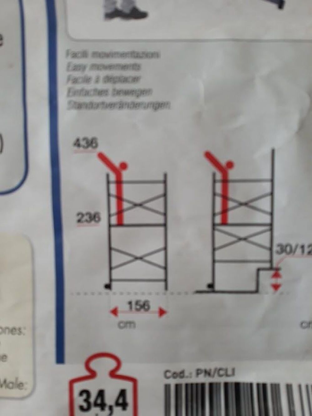 &eacute;chafaudage tr&eacute;s bon &eacute;tat Bricolage