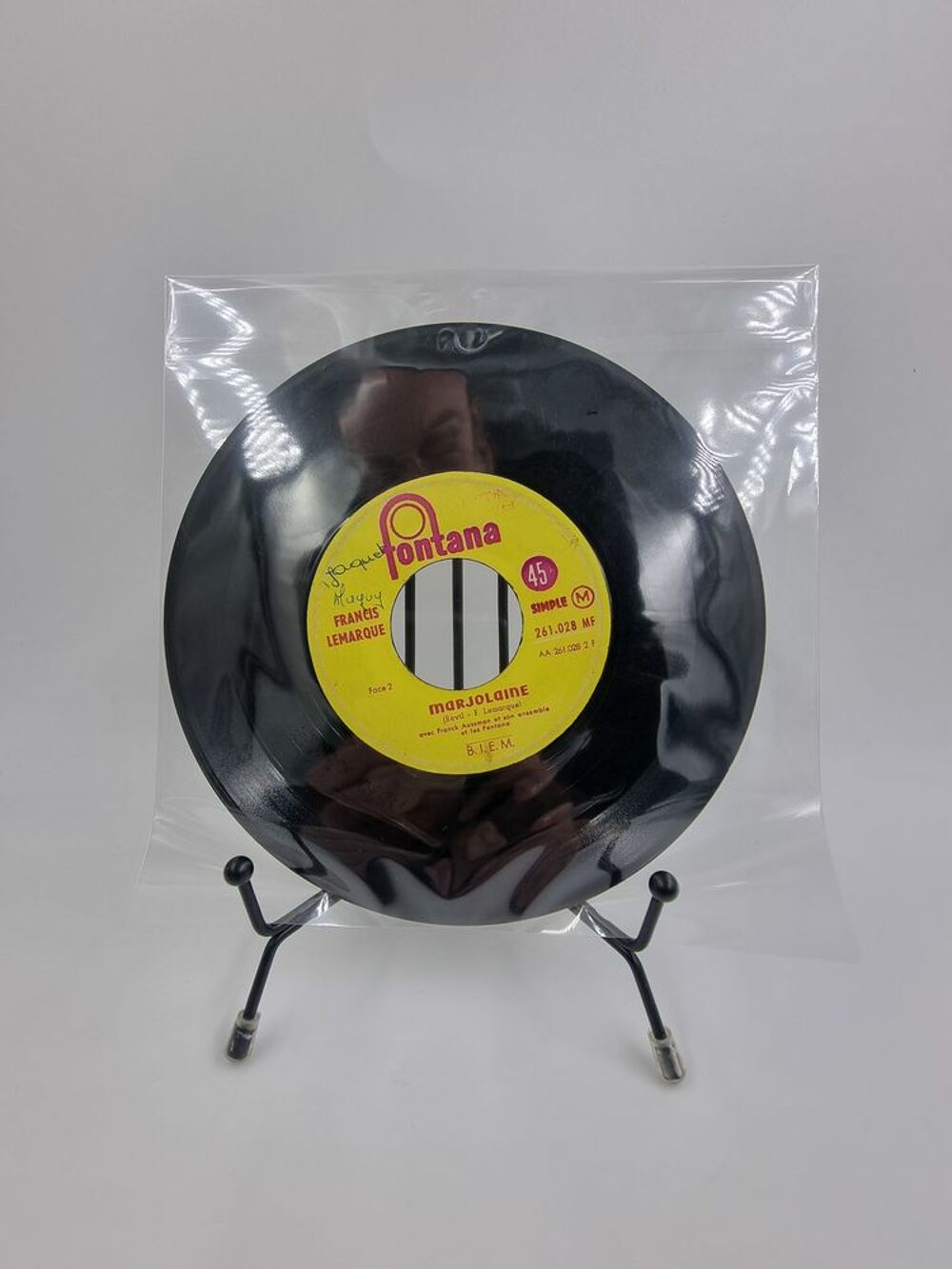 Vinyle 45 tours Francis Lemarque : Marjolaine / L'Air de... CD et vinyles