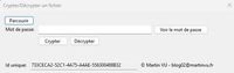   Chiffrer - Déchiffrer un fichier 