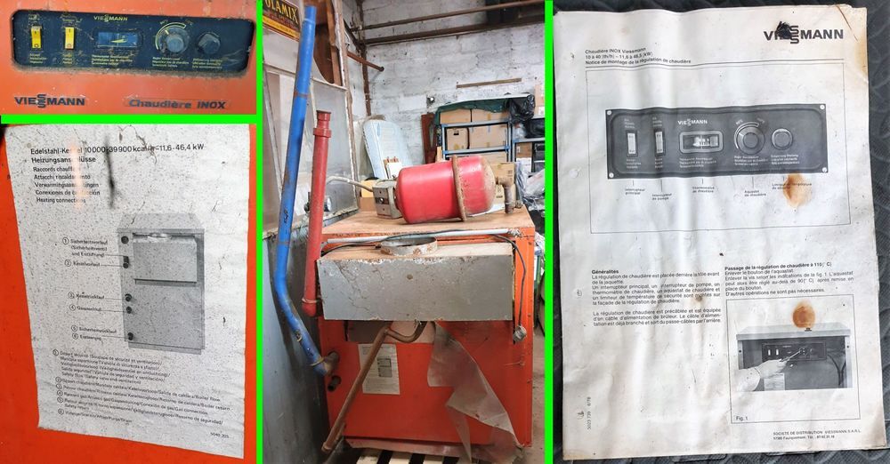 Chaudi&egrave;re Viessmann Gaz Inox Bricolage