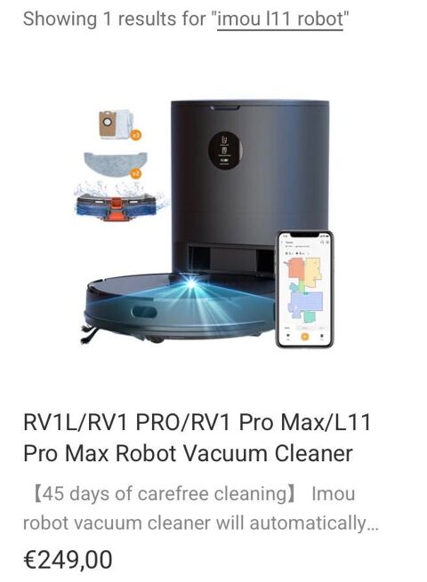aspirateur robot imou L11 180 Langres (52)