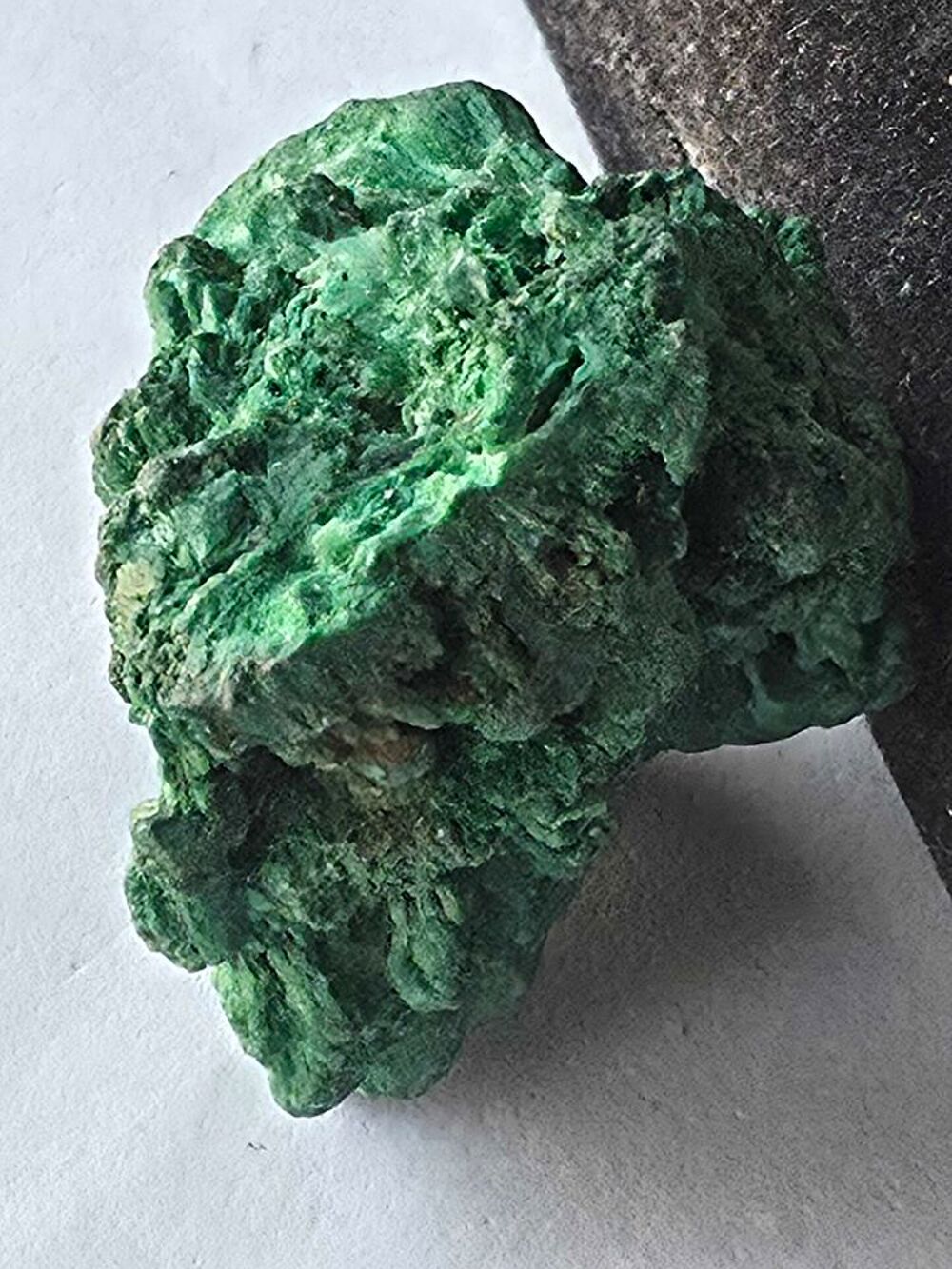 Malachite Fibreuse du Katanga-Rare Stalactite Naturelle 48g 