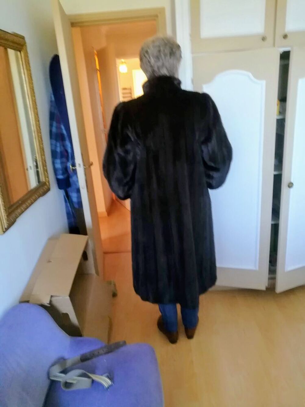  manteau vintage en vison Vêtements