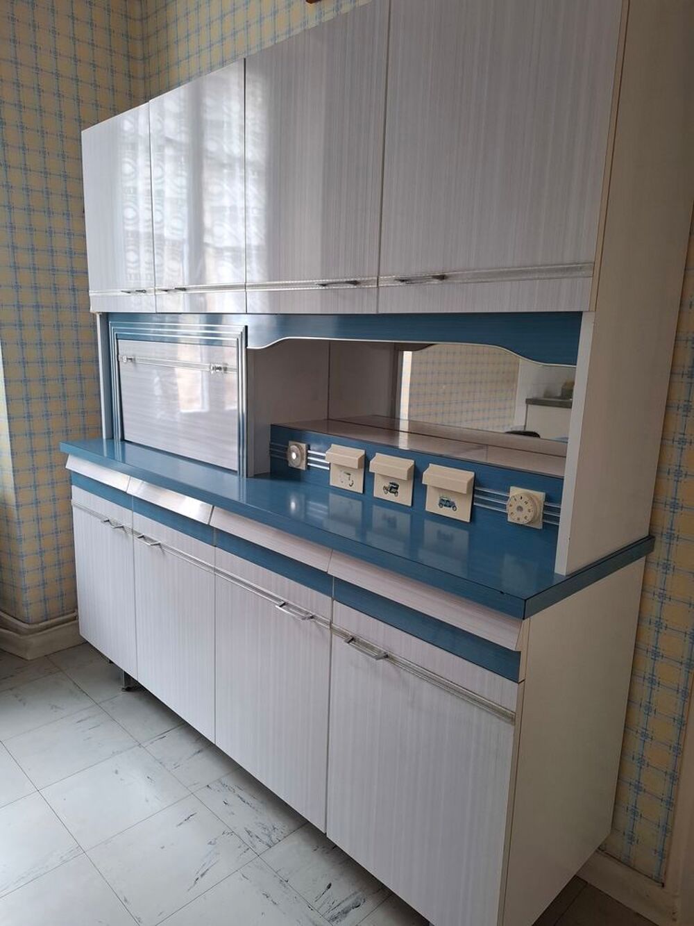 Ensemble meubles cuisine vintage 70 Meubles