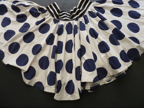 jupe Jean Paul Gaultier blanc bleu fille 14 ans TBE 25 Brienne-le-Chteau (10)