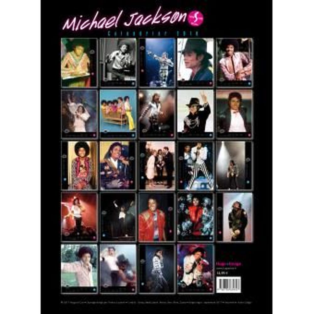 calendrier Michael Jackson 2018 neuf 