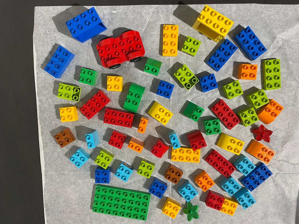 Ensemble de 58 blocs de construction, enfant 2&egrave; &acirc;ge
Jeux / jouets