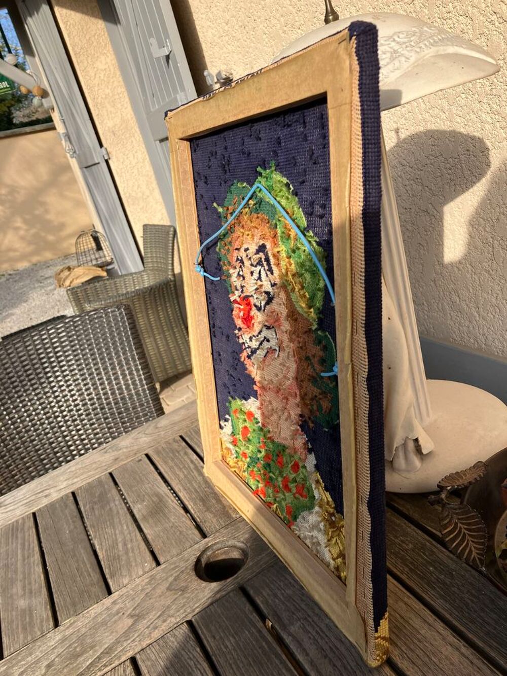 2 Tableaux clowns canevas Décoration