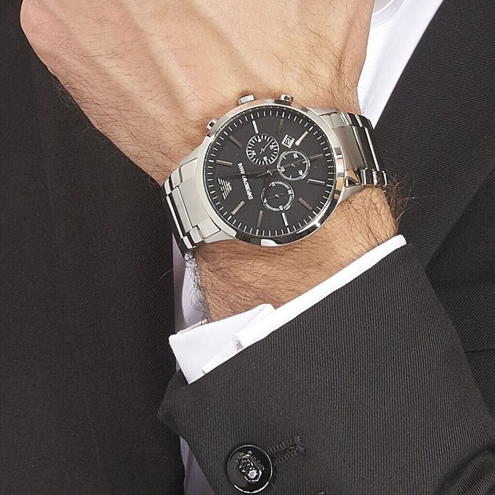 Montre Homme EMPORIO ARMANI mouvement &agrave; quartz100% Original. Bijoux et montres