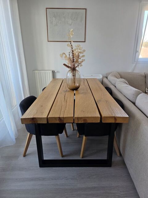 Table � manger Maisons du Monde ? ch�ne massif ? 6/8 personn 450 Meaux (77)