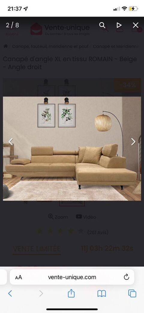 canap d'angle 700 Lampaul-Guimiliau (29)