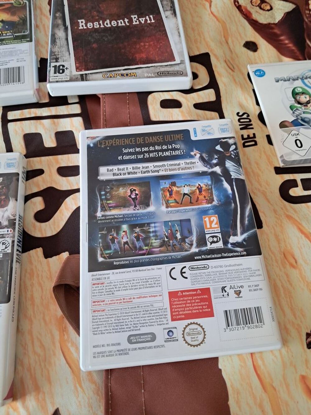 Jeu WII Mickael Jackson vintage vid&eacute;o console film s&eacute;rie TV Consoles et jeux vidéos