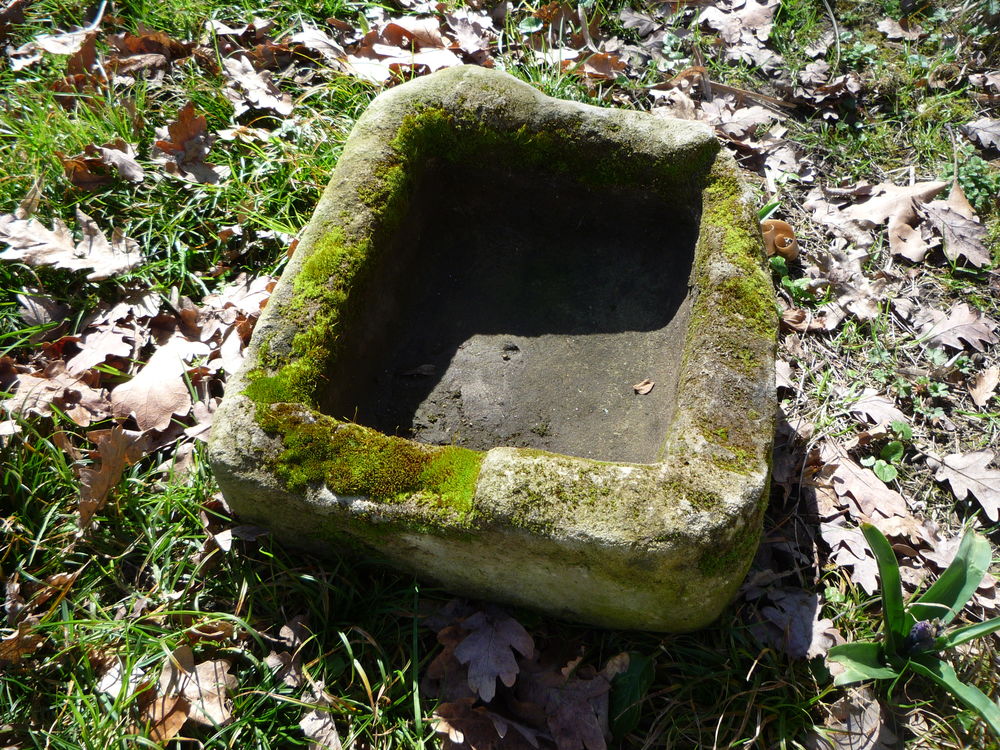 Auge en pierre/poule/poulailler/jardini&egrave;re (LT) Jardin