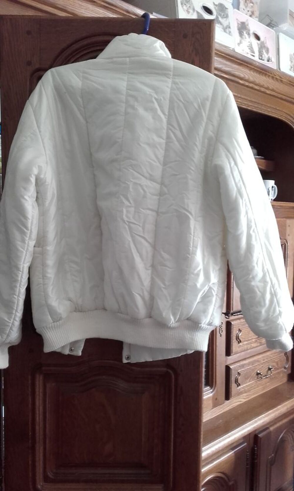 Doudoune blanche doubl&eacute; Vêtements