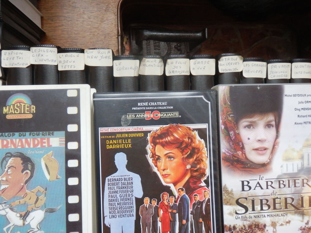 Films en VHS DVD et blu-ray