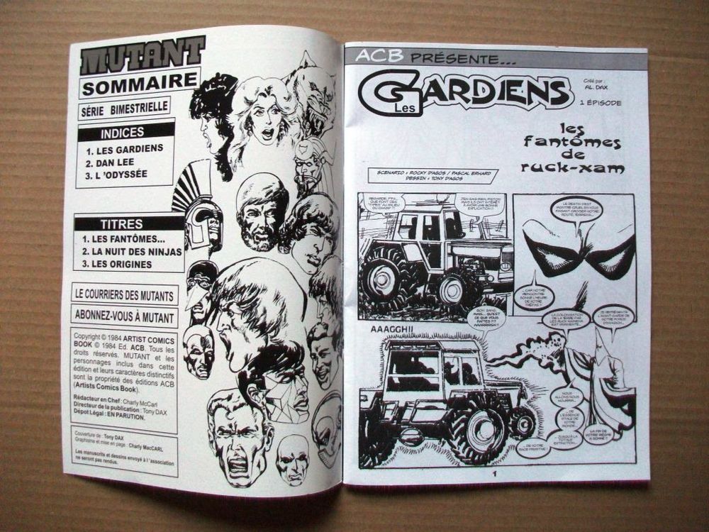 LOT 6 albums Les Anges Gardiens ~ Mutant (1995) Livres et BD