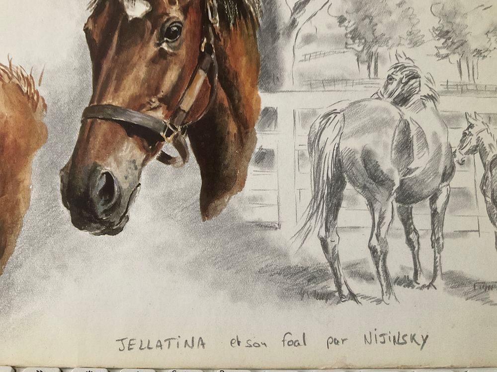 Une lithographie de 1985 H. De Watrigant par nijinsky 