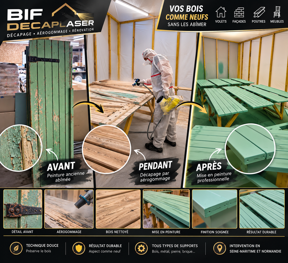   BIF DECAPLASER ? Décapage laser & aérogommage 