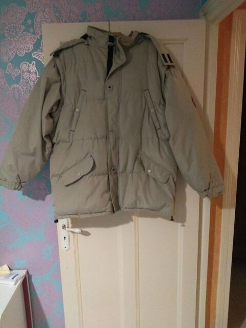 Doudoune homme beige XXL � capuche 12 Carcassonne (11)