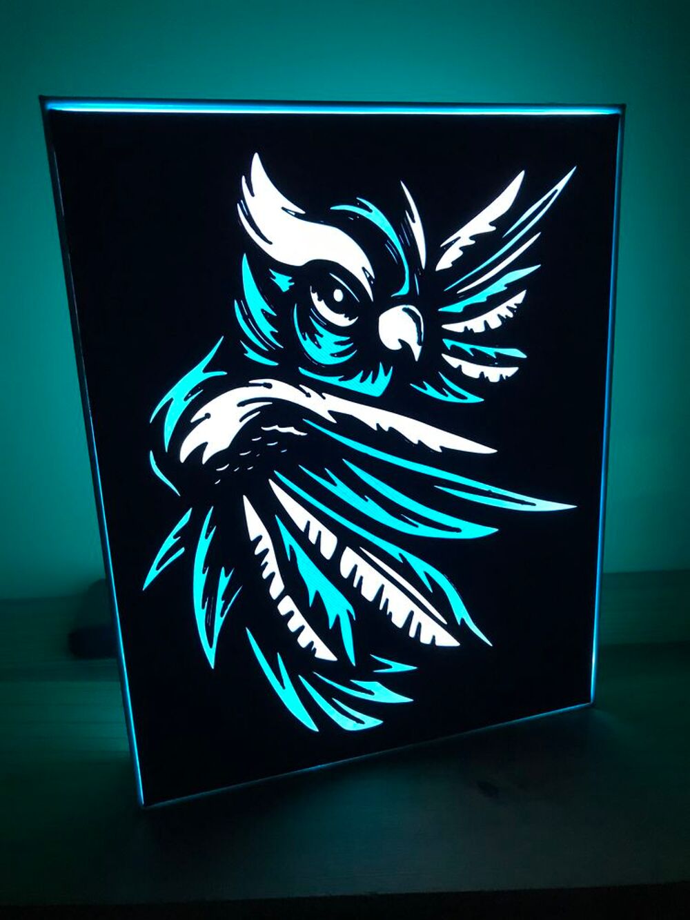 Lampe HIBOU CONTEMPORAIN LEDS USB Décoration