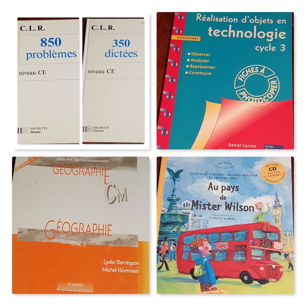 LIVRES DE PEDAGOGIE DU CP AU CM2 Livres et BD