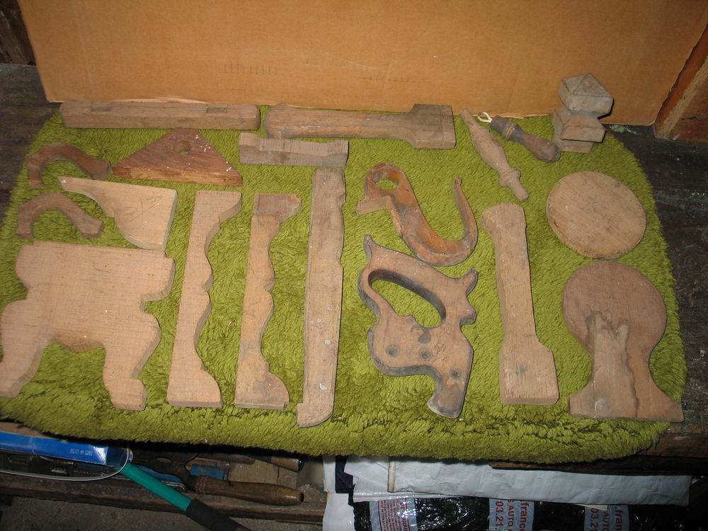 Gabarits en bois ch&ecirc;ne/h&ecirc;tre d'&eacute;b&eacute;nisterie 