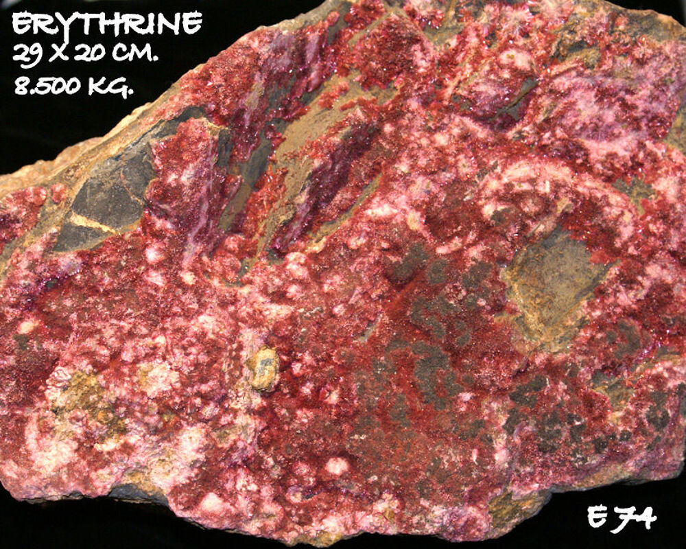 ERYTHRINE - MINERAUX DE COLLECTION 