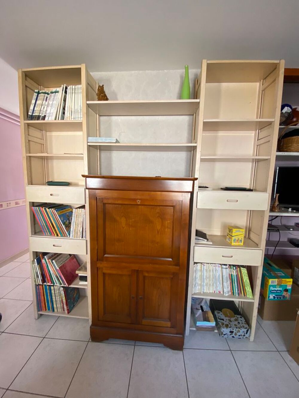 secr&eacute;taire merisier Meubles