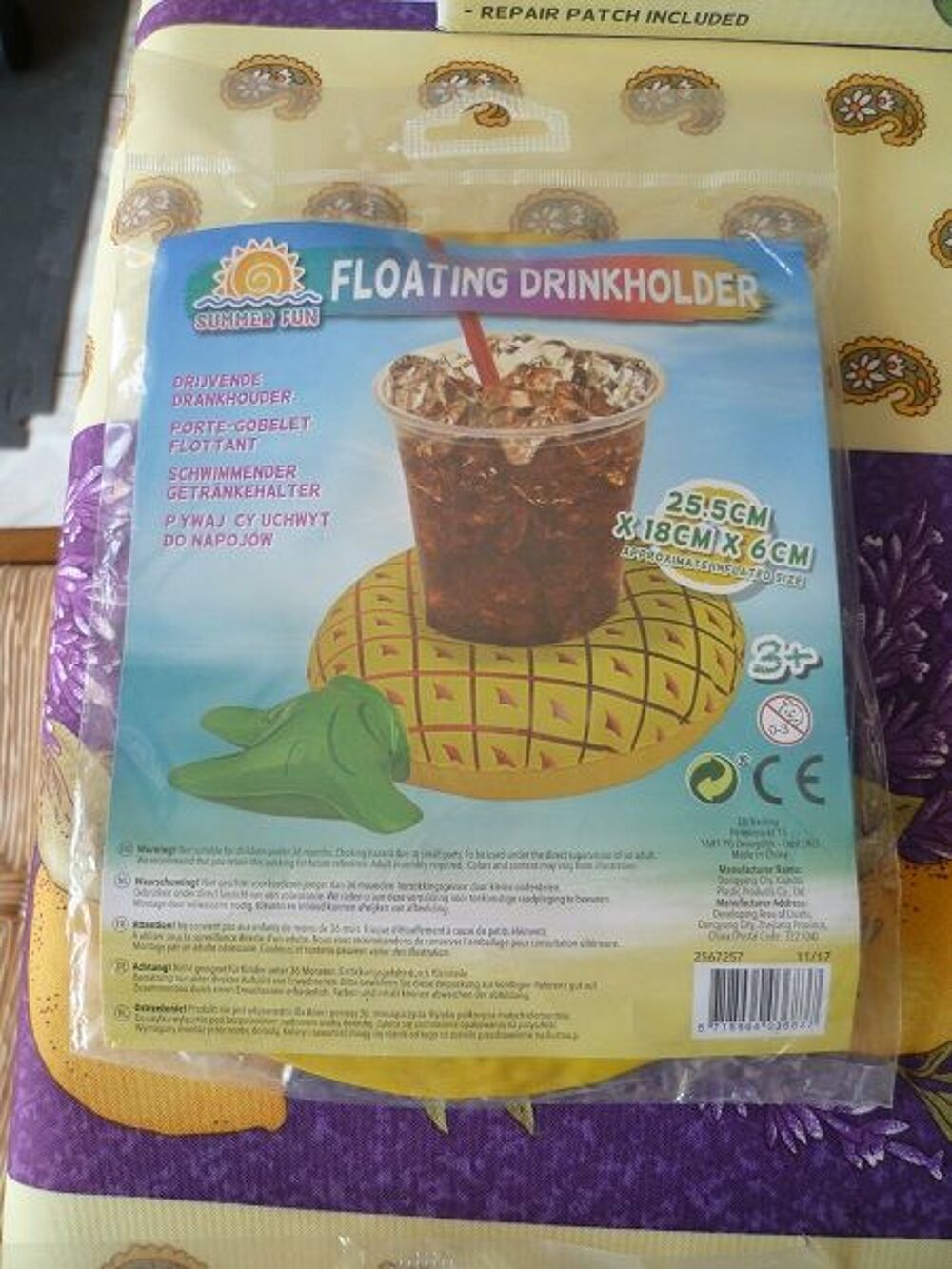 Glaci&egrave;re Palmier gonflable piscine &eacute;t&eacute; ananas donuts TV lois Décoration