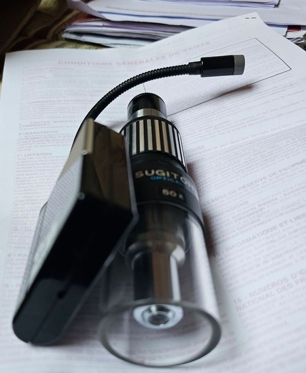 microscope 50X Bricolage