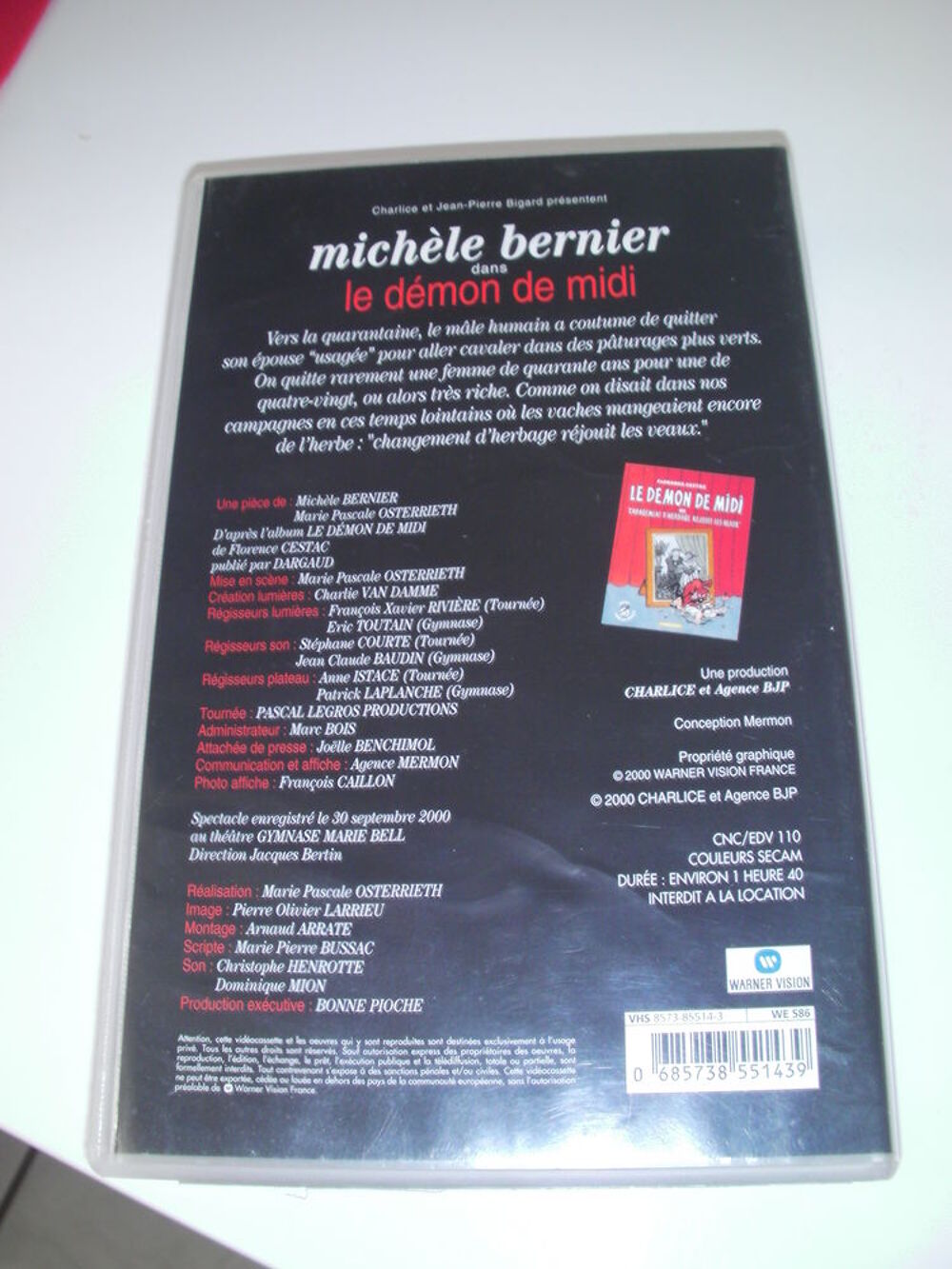 K7 VHS Mich&egrave;le BERNIER "LE DEMON DE MIDI" Audio et hifi