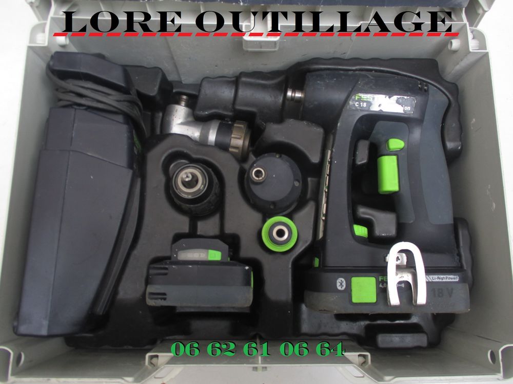 FESTOOL C18 - Visseuse 4 mandrins Bricolage