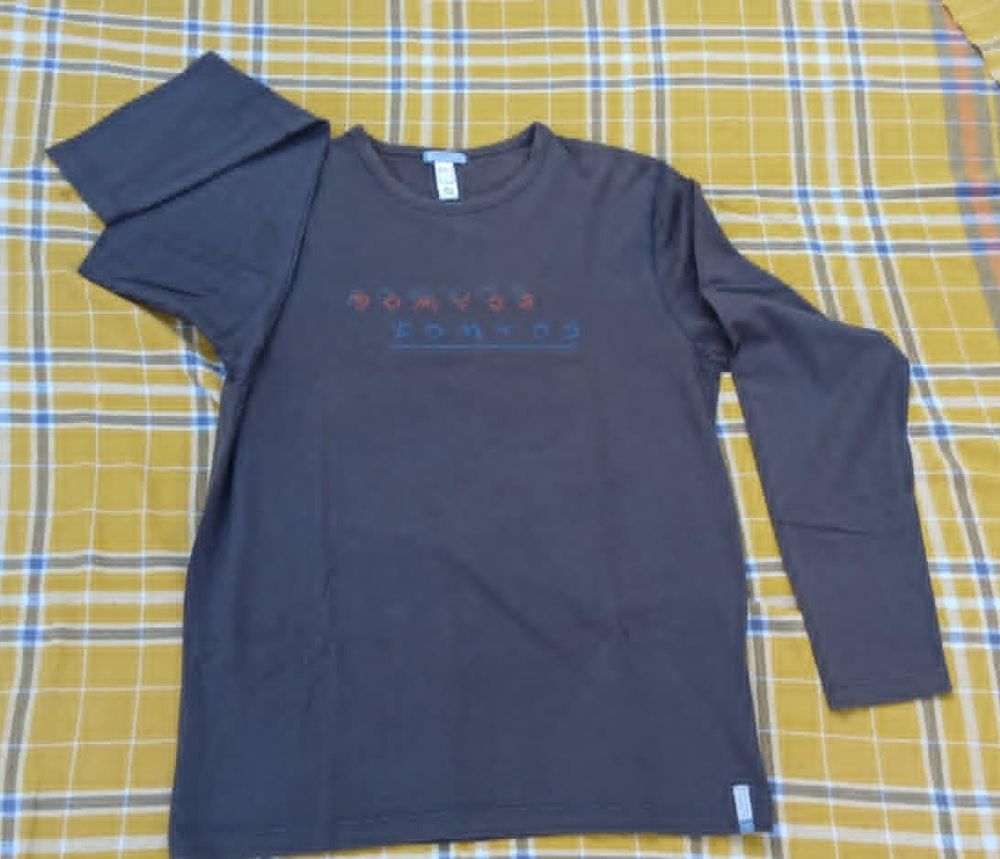 Tee-shirt Gris pour Homme en Taille L de Decathlon Cr&eacute;ation Vêtements