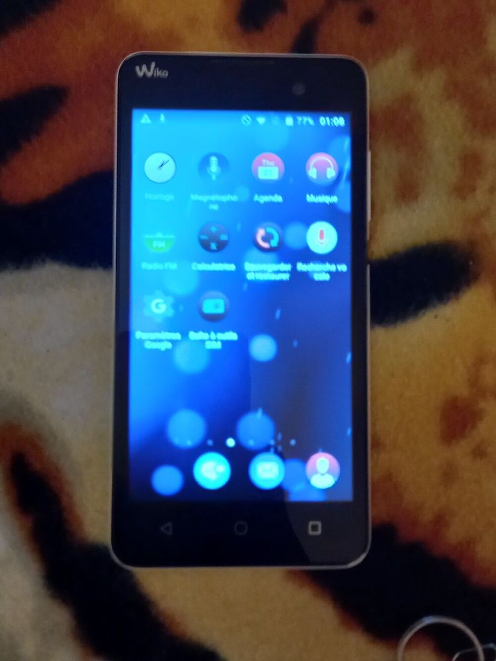 t&eacute;l&eacute;phone wiko lenny2 doubes carte sim tr&egrave;s bon &eacute;tat Téléphones et tablettes