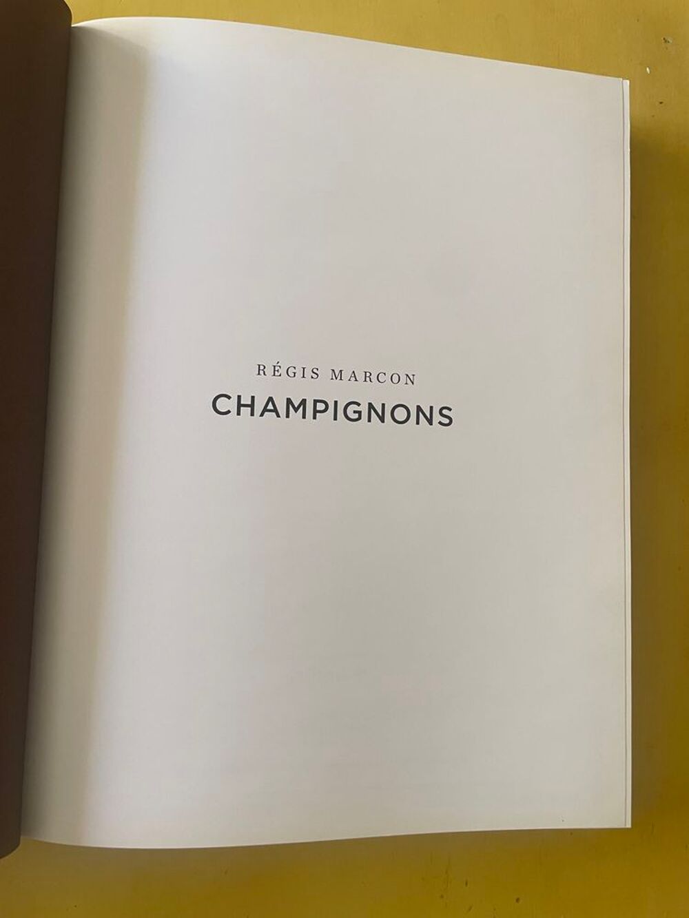 Livre Champignons - R&eacute;gis Marcon (Reli&eacute;, Grand format) Livres et BD