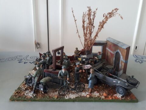 Scne militaire diorama 45 Villemomble (93)