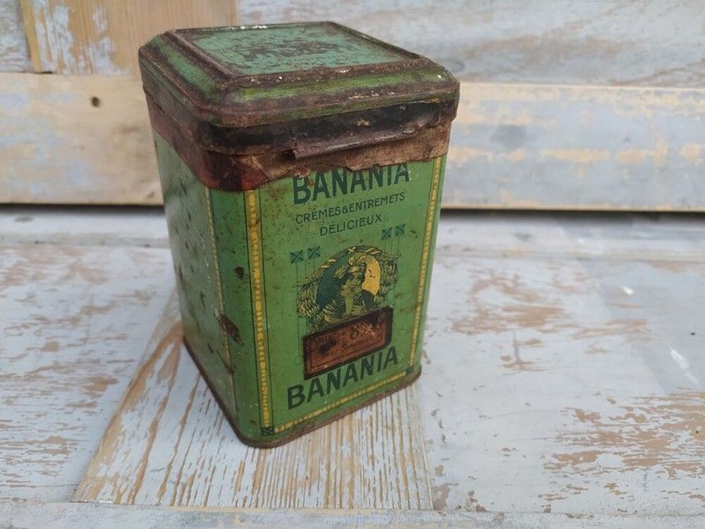 Rare Boite Banania L'Antillaise Cr&egrave;mes et Entremets 