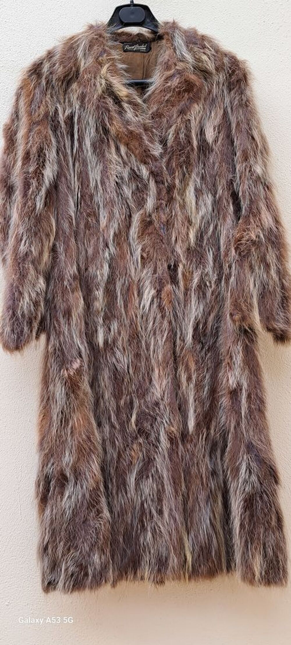 Manteau vintage en marmotte Vêtements