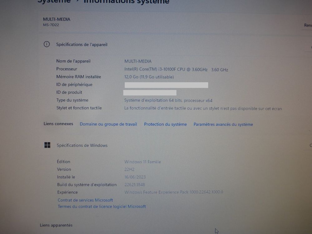 pc gamer rgb 10 g&eacute;n&eacute;ration Matériel informatique