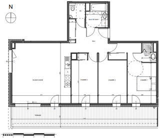  Appartement  vendre 4 pices 93 m