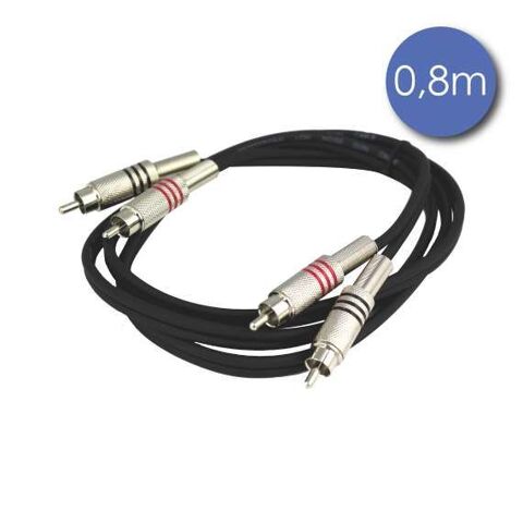 Cable rca
0.80 m
Plaqu� or sur connecteurs 5 Saint-Jean-de-Braye (45)