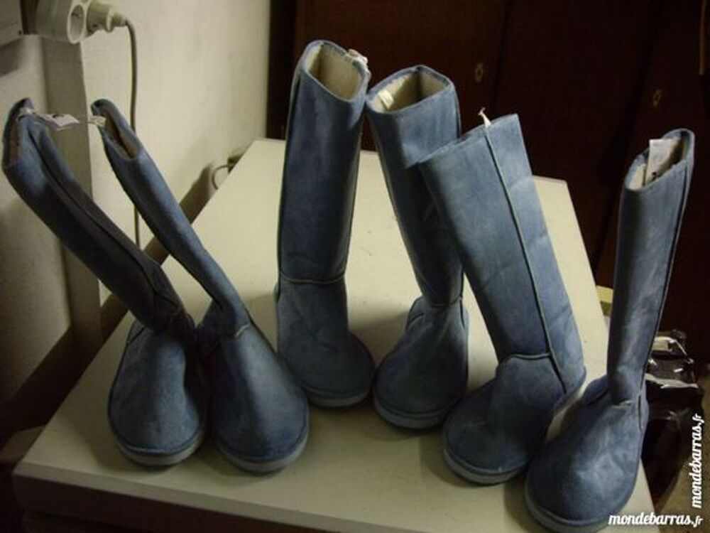Bottes fourr&eacute;es Bleu Ciel pointure 38-neuves- &agrave; 7 Chaussures