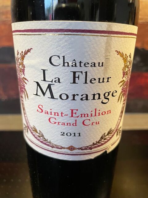1 Bt St Emilion Grand Cru La Fleur Morange 2011 55 Vigneux-sur-Seine (91)
