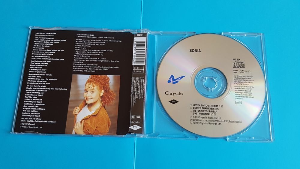 SONIA CD et vinyles