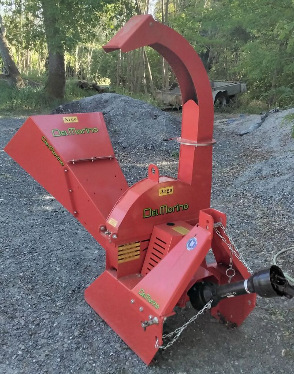 Broyeur de v&eacute;g&eacute;taux Del Morino, diam&egrave;tre bois 10 cm Jardin